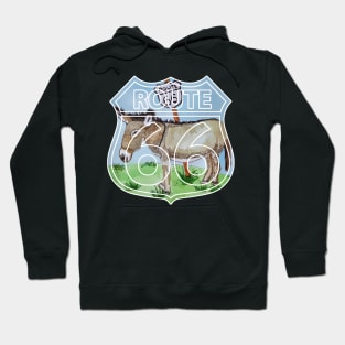 Donkey at Oatman on Route 66 Hoodie